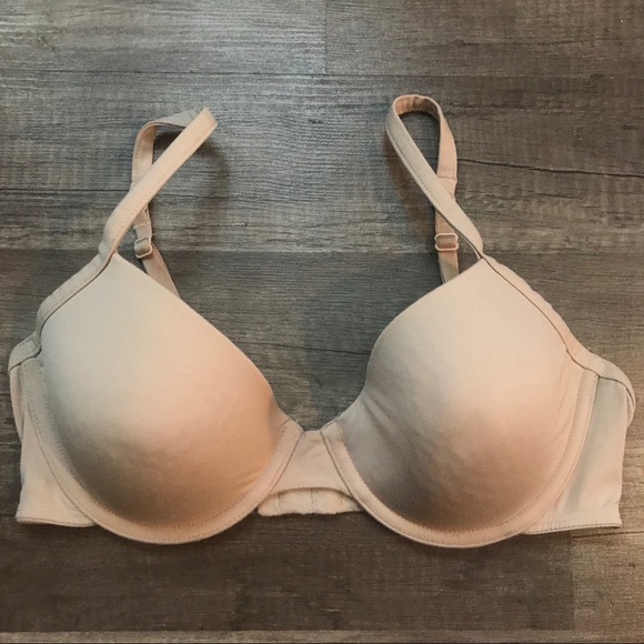 PINK Victoria's Secret Other - Victoria’s Secret t shirt Demi bra nude tan